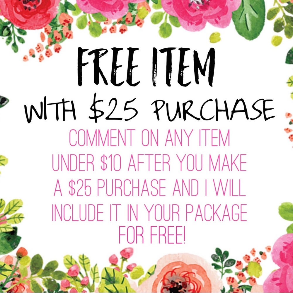 SPRING CLOSET CLEAR OUT! 💗✨FREE ITEM✨💗